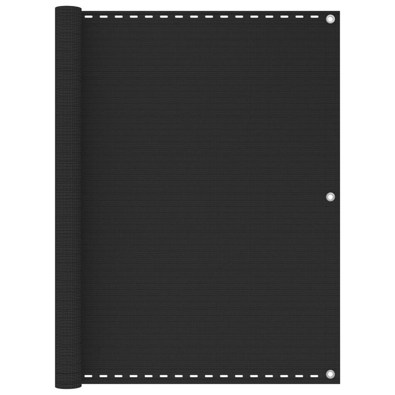 Load image into Gallery viewer, Vidaxl balkonscherm 120x500 cm hdpe antracietkleurig
