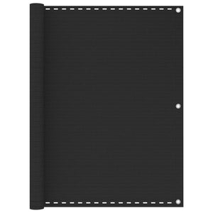 Vidaxl balkonscherm 120x600 cm hdpe antracietkleurig