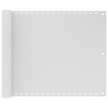 Vidaxl balkonscherm 75x300 cm hdpe wit