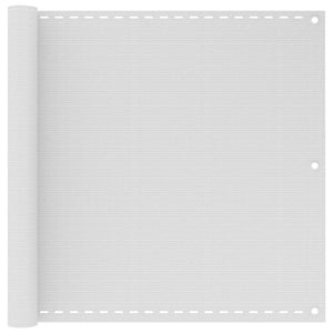 Vidaxl balkonscherm 90x500 cm hdpe wit