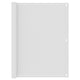Vidaxl balkonscherm 120x600 cm hdpe wit