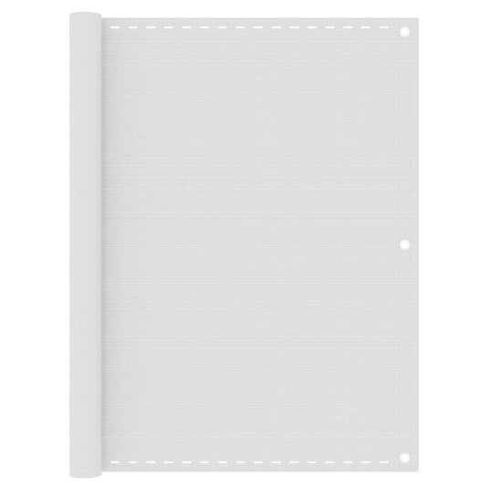 Vidaxl balkonscherm 120x600 cm hdpe wit