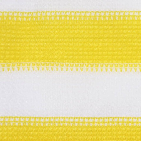 VidaXL Balkonscherm 90x300 cm HDPE geel en wit