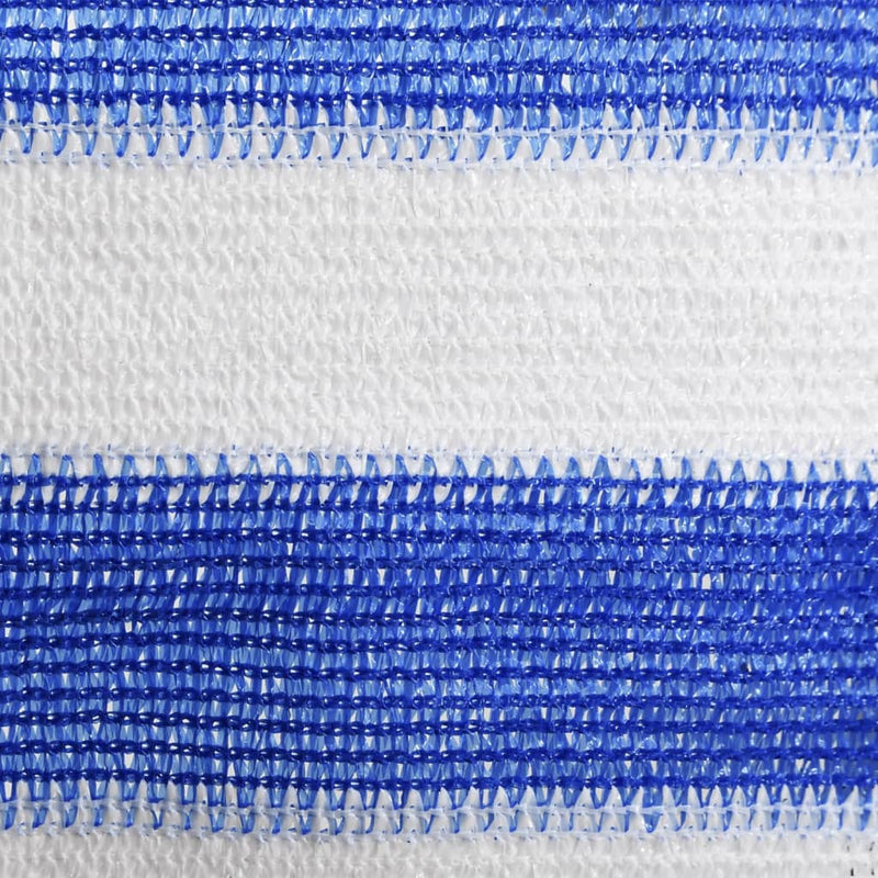 Load image into Gallery viewer, Vidaxl balkonscherm 90x300 cm hdpe blauw en wit

