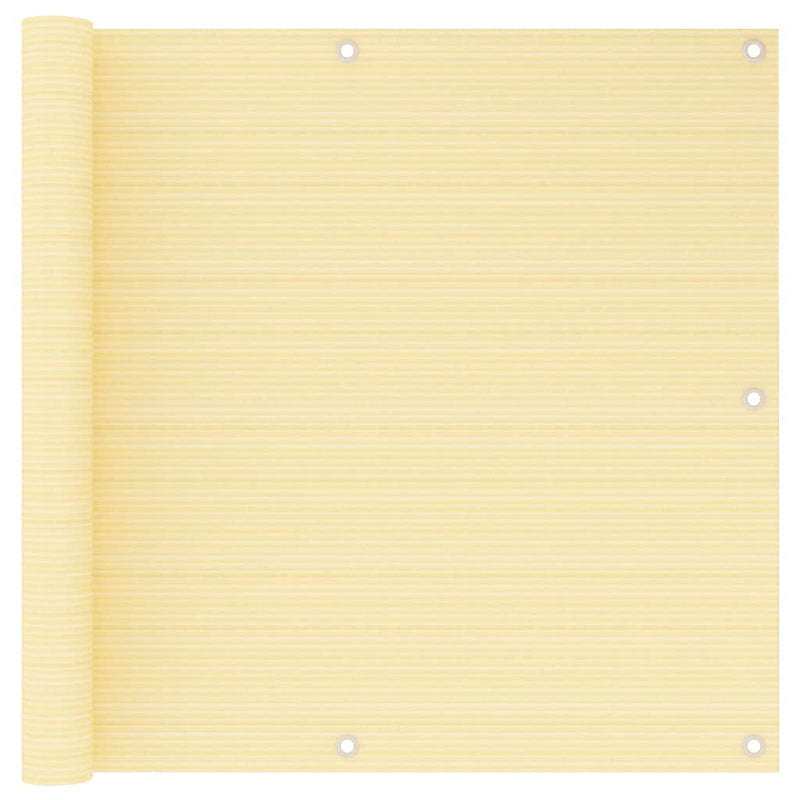 Load image into Gallery viewer, VidaXL Balkonscherm 90x400 cm HDPE beige
