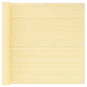Vidaxl balkonscherm 90x600 cm hdpe beige
