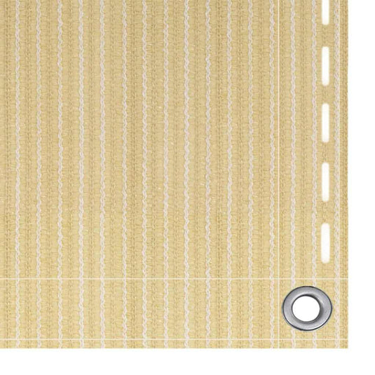 Vidaxl balkonscherm 120x400 cm hdpe beige