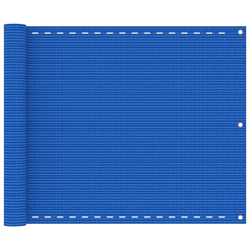 Load image into Gallery viewer, Vidaxl balkonscherm 75x400 cm hdpe blauw
