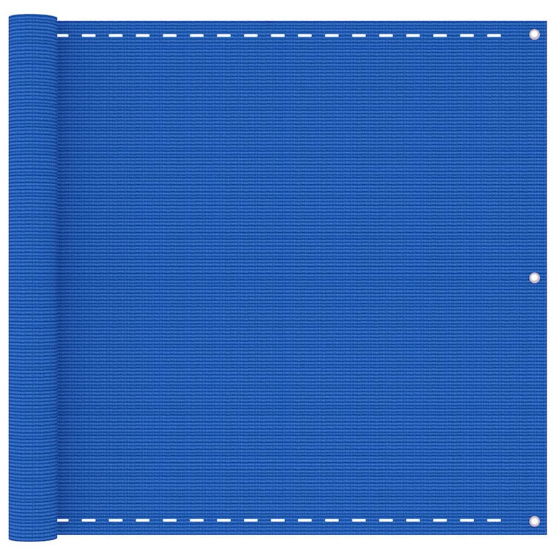 Load image into Gallery viewer, VidaXL Balkonscherm 90x600 cm HDPE blauw
