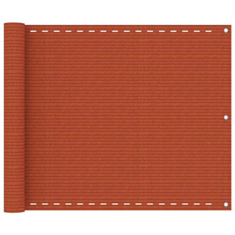 Load image into Gallery viewer, Vidaxl balkonscherm 75x300 cm hdpe oranje
