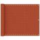 Vidaxl balkonscherm 75x400 cm hdpe oranje
