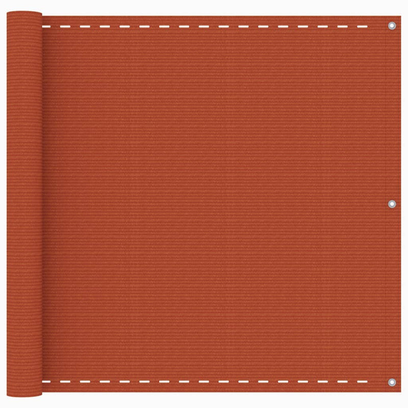 Load image into Gallery viewer, Vidaxl balkonscherm 90x400 cm hdpe oranje
