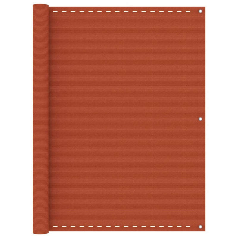 Load image into Gallery viewer, Vidaxl balkonscherm 120x400 cm hdpe oranje
