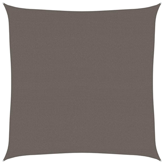 Vidaxl zonnezeil 160 g m² 6x6 m hdpe antracietkleurig