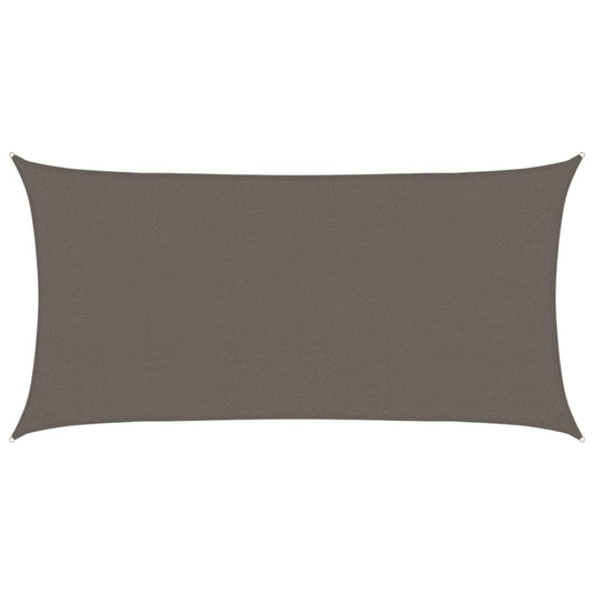 Vidaxl zonnescherm 2x3,5 m hdpe antracietkleurig