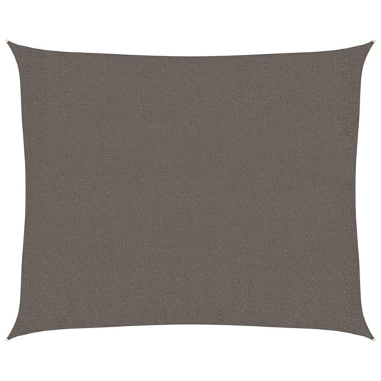 Vidaxl zonnezeil 160 g m² 2,5x3 m hdpe antracietkleurig