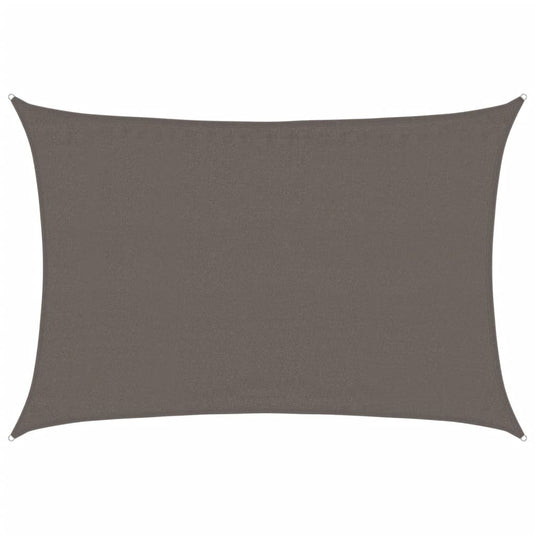Vidaxl zonnezeil 160 g m² 3,5x5 m hdpe antracietkleurig