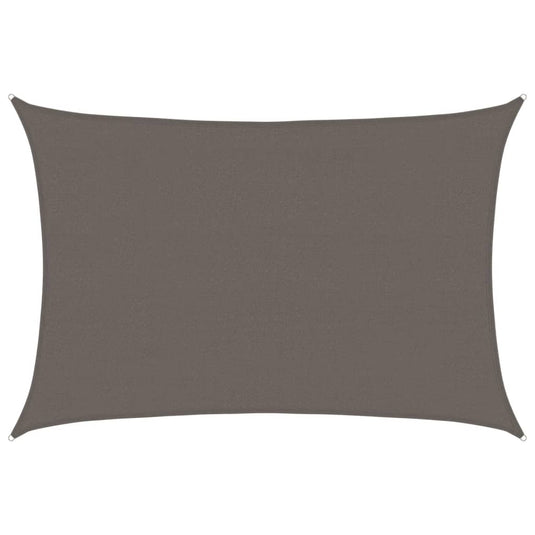 Vidaxl zonnezeil 160 g m² 4x5 m hdpe antracietkleurig