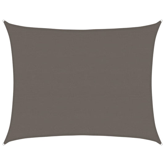 Vidaxl zonnezeil 160 g m² 6x7 m hdpe antracietkleurig