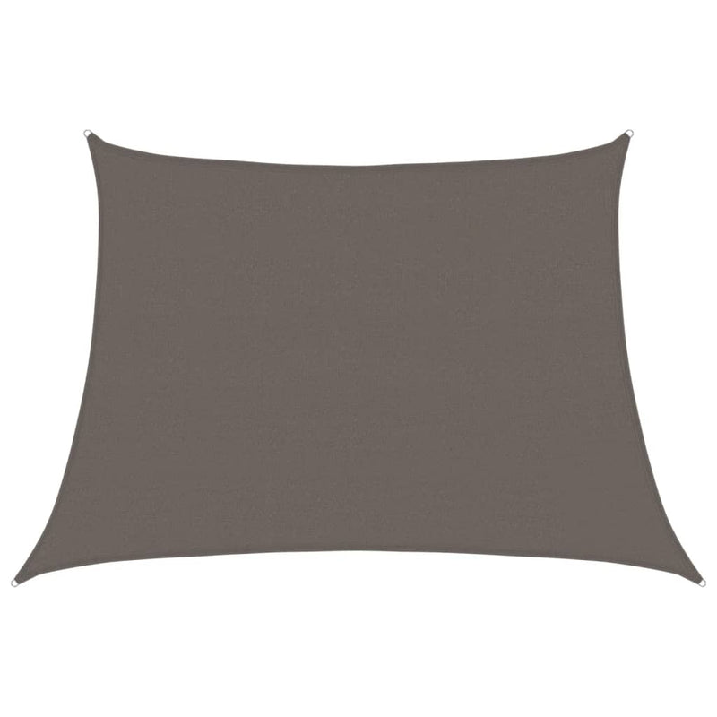 Laden Sie das Bild in Galerie -Viewer, Vidaxl zonnezeil 160 g m² 4 5x3 m hdpe antracietkleurig
