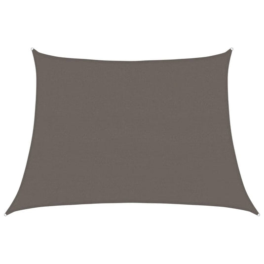 Vidaxl zonnezeil 160 g m² 4 5x3 m hdpe antracietkleurig