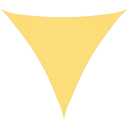 Vidaxl zonnezeil 160 g m² 3x3x3 m hdpe beige