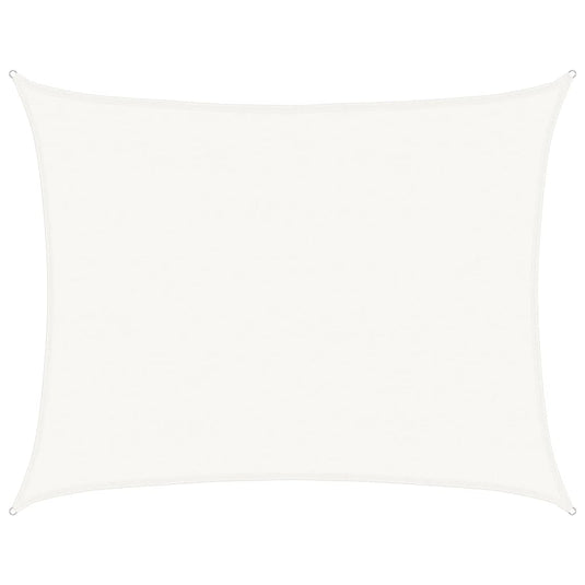 Vidaxl zonnezeil 160 g m² 6x7 m hdpe wit