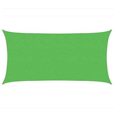 Vidaxl zonnezeil rechthoekig 160 g m² 2x3,5 m hdpe lichtgroen