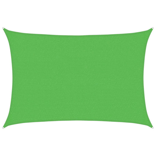 Vidaxl zonnezeil 160 g m² 2,5x4 m hdpe lichtgroen