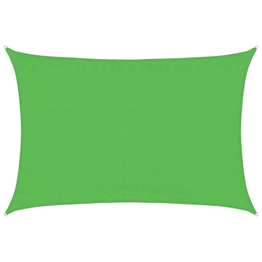 Vidaxl zonnezeil 160 g m² 3,5x4,5 m hdpe lichtgroen