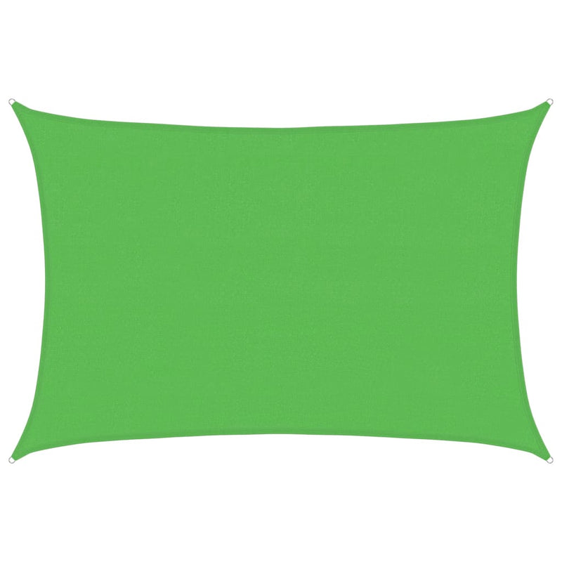 Afbeelding laden in galerijviewer, Vidaxl zonnezeil 160 g m² 4x6 m hdpe lichtgroen
