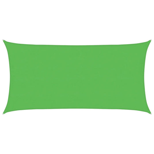Vidaxl zonnezeil 160 g m² 4x7 m hdpe lichtgroen