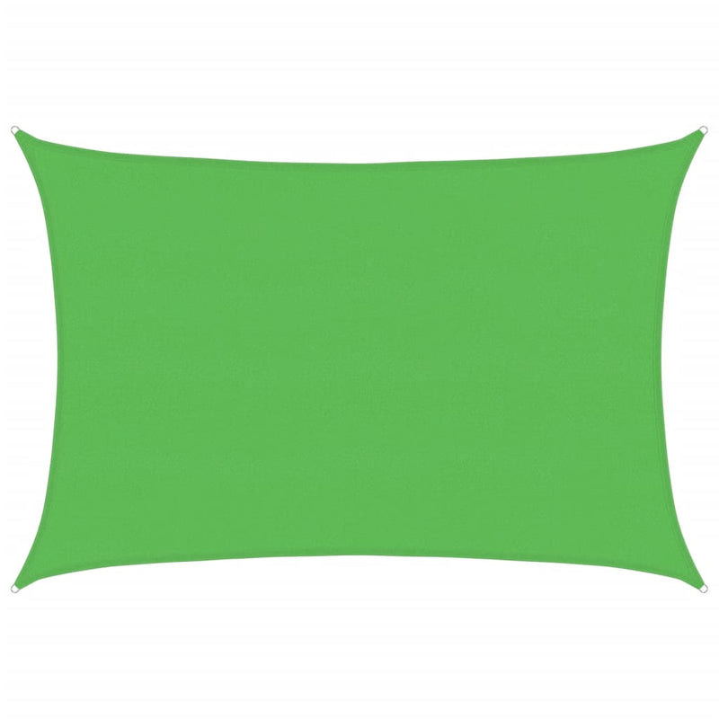Afbeelding laden in galerijviewer, Vidaxl zonnezeil 160 g m² 5x6 m hdpe lichtgroen
