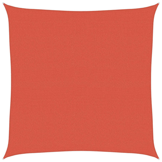 Vidaxl zonnezeil 160 g m² 7x7 m hdpe terracottakleurig
