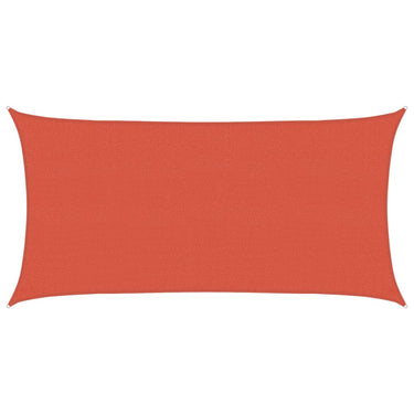 Vidaxl zonnezeil 160 g m² 2,5x5 m hdpe terracottakleurig