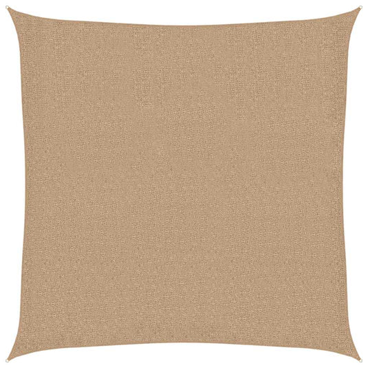 Vidaxl zonnezeil 160 g m² 2,5x2,5 m hdpe taupe