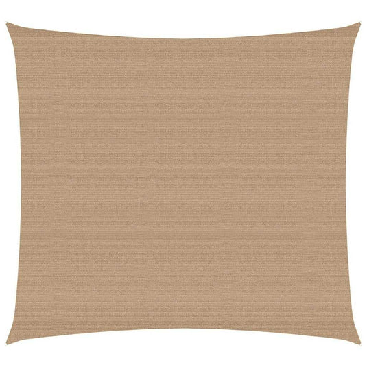 Vidaxl zonnezeil 160 g m² 4x4 m hdpe taupe