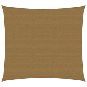VidaXL Zonnezeil 160 g m² 6x6 m HDPE taupe