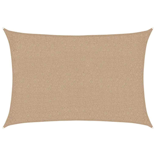 Vidaxl zonnezeil 160 g m² 2x3 m hdpe taupe