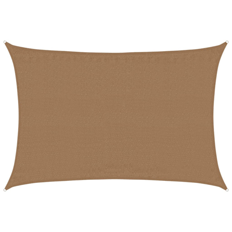 Load image into Gallery viewer, Vidaxl zonnezeil 160 g m² 3,5x4,5 m hdpe taupe
