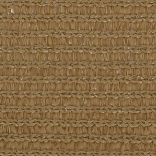 VidaXL Zonnezeil 160 g m² 4 5x3 m HDPE taupe