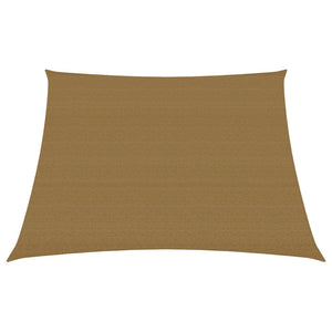 VidaXL Zonnezeil 160 g m² 4 5x4 m HDPE taupe