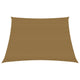 VidaXL Zonnezeil 160 g m² 4 5x4 m HDPE taupe