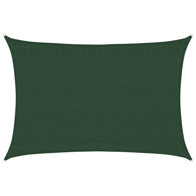 Load image into Gallery viewer, Vidaxl zonnezeil 160 g m² 3,5x4,5 m hdpe donkergroen
