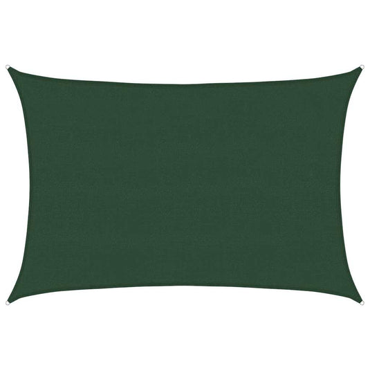 Vidaxl zonnezeil 160 g m² 5x7 m hdpe donkergroen