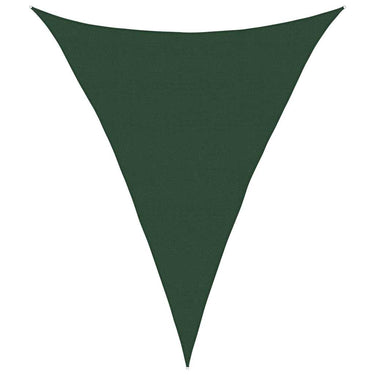 Vidaxl zonnezeil 160 g m² 5x7x7 m hdpe donkergroen