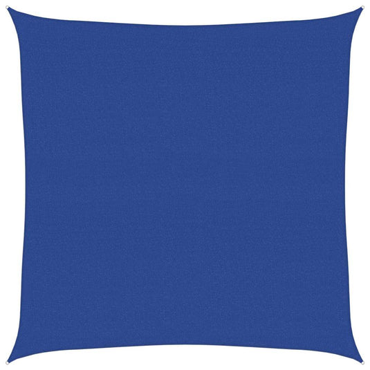 Vidaxl zonnezeil 160 g m² vierkant 5x5 m hdpe blauw