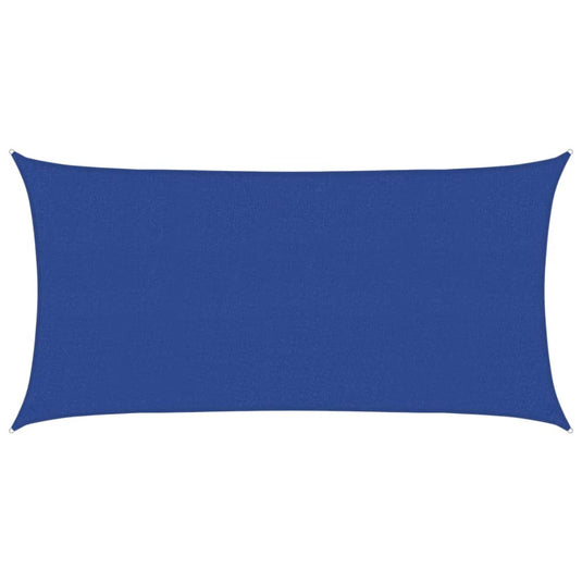 Vidaxl zonnezeil 160 g m² 2x4 m hdpe blauw