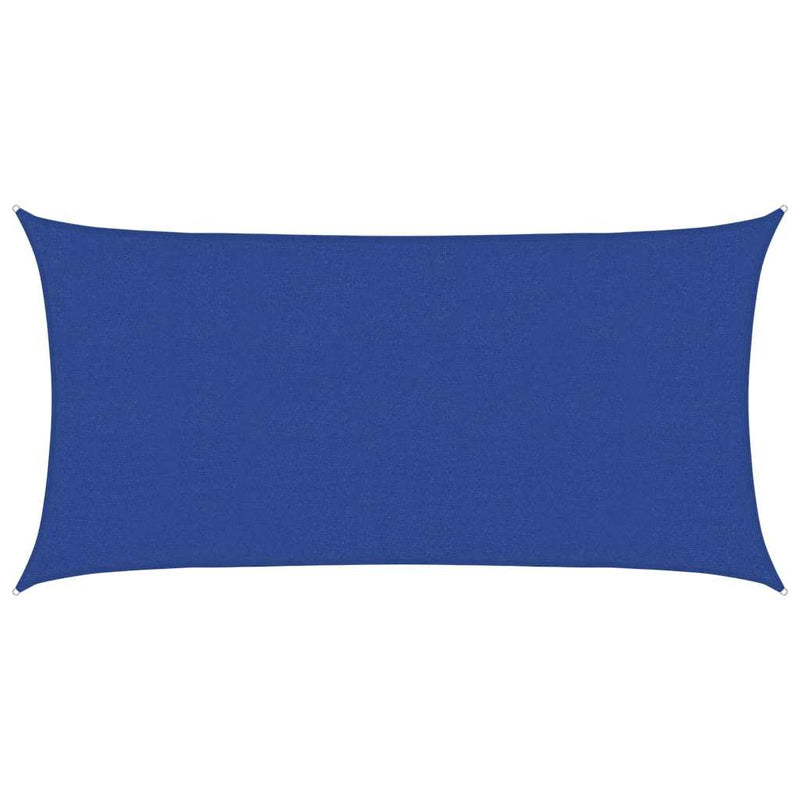 Load image into Gallery viewer, Vidaxl zonnezeil rechthoekig 160 g m² 2,5x5 m hdpe blauw
