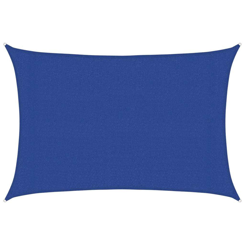 Chargez l'image dans la visionneuse de la galerie, Vidaxl zonnezeil 160 g m² rechthoekig 3x4,5 m hdpe blauw
